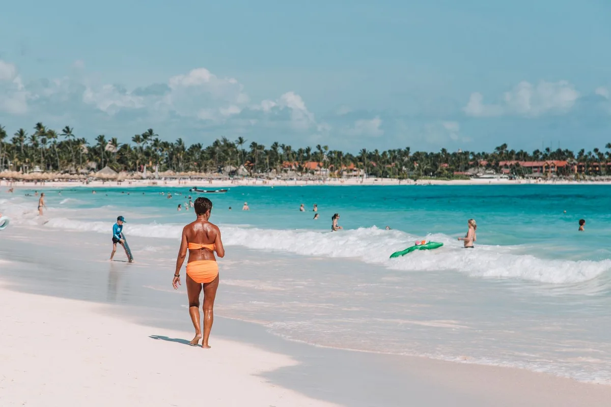 Punta Cana beach and turquoise water for regional arrival context