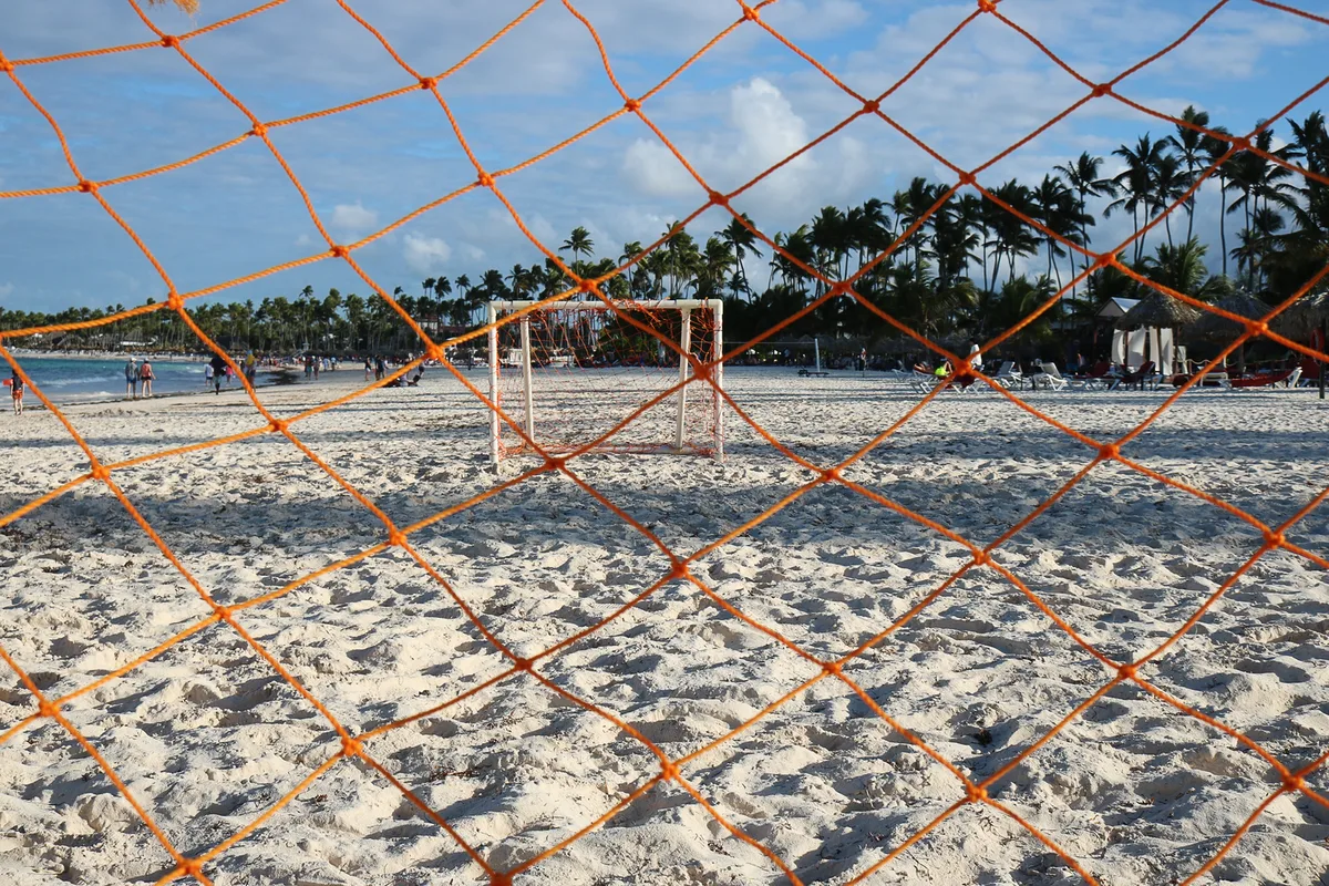 Beach recreation scene in Punta Cana for family and group-planning context