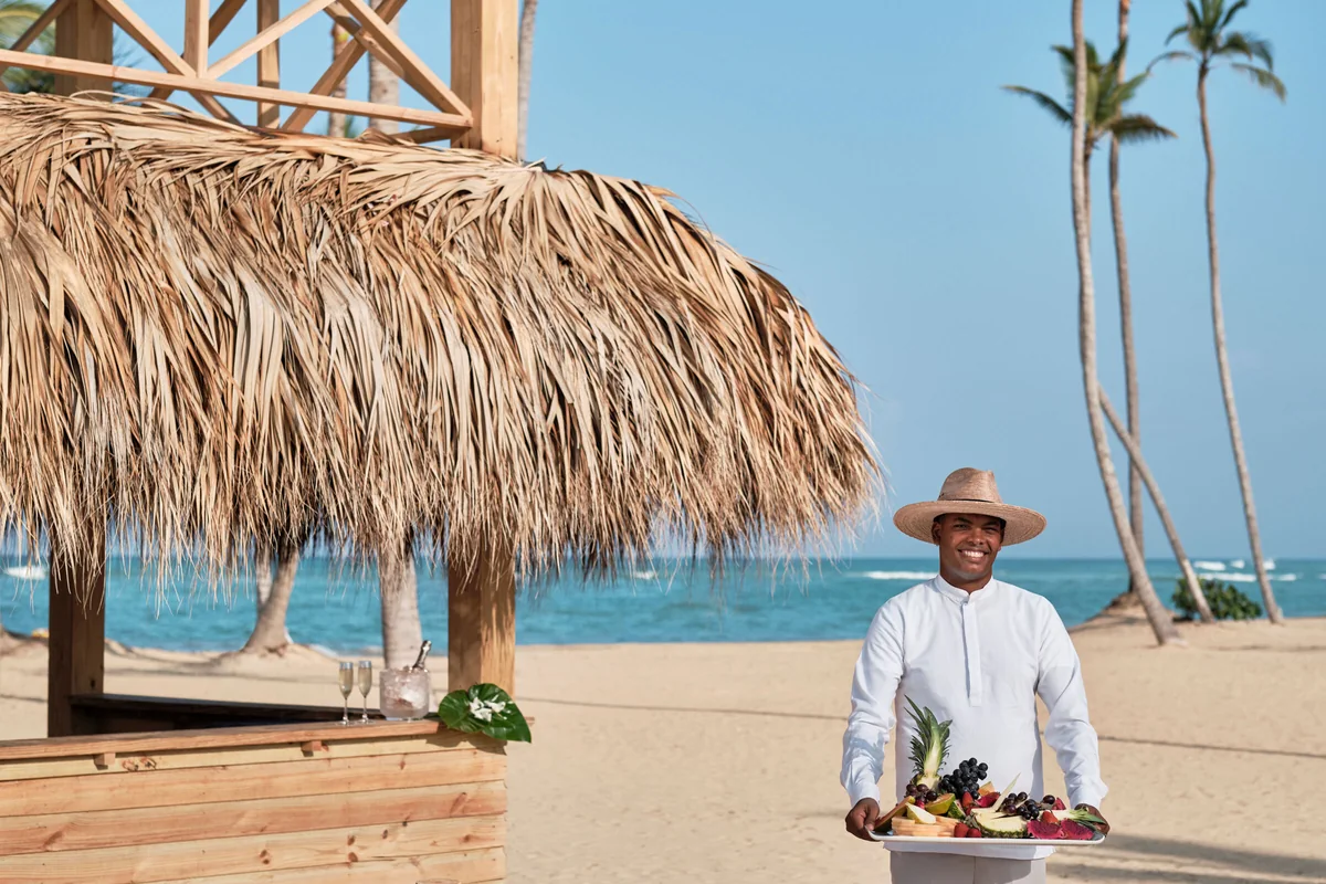 Beachside concierge service at Finest Punta Cana