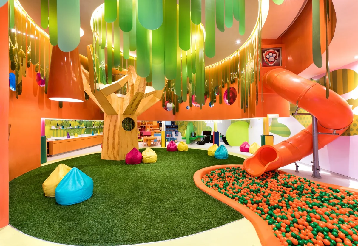 Indoor play area at Nickelodeon Place in Punta Cana