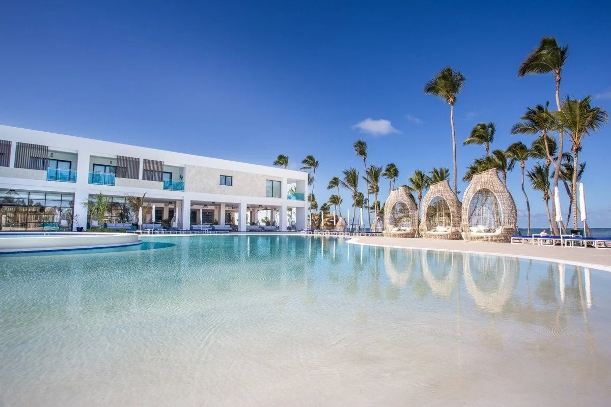 Pool and cabanas at Serenade Punta Cana Beach & Spa Resort