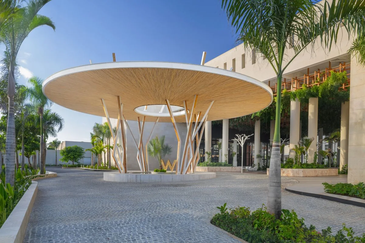 Motor-lobby entrance at W Punta Cana