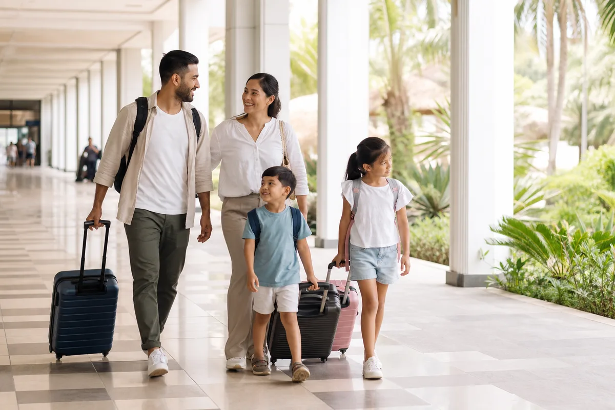 Passengers after arriving at Punta Cana Airport