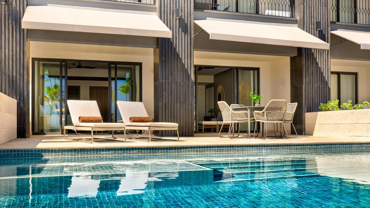 Swim-out terrace at Secrets Tides Punta Cana in Uvero Alto