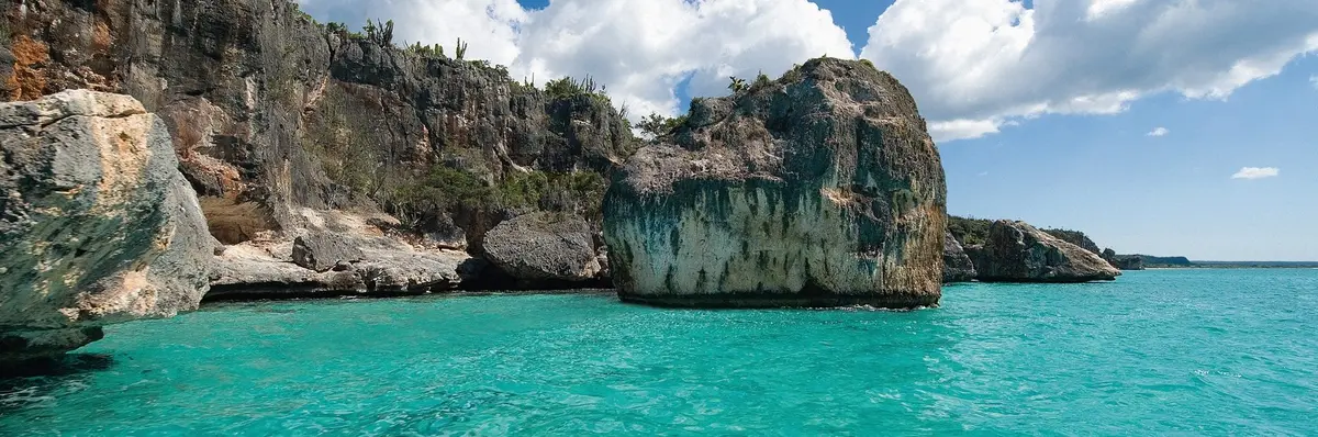 Coastline near Bahía de las Águilas in Pedernales Province