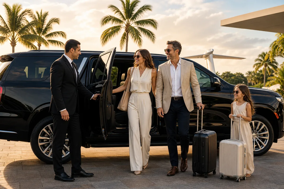 Premium guest arrival with chauffeur service